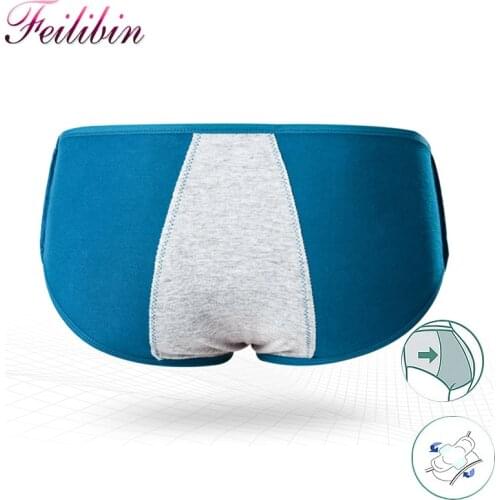 ZJX Women Physiological Panties Lady Leak Proof Menstrual Period Pants Broadened Sexy Underwear Healthy Cotton Girls Briefs