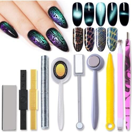 Magnetic Stick Multi-function Magnet Sticks for cat magnetic Nail Art UV Gel Polish Manicuring Nail Art Design Tools 1 Pc