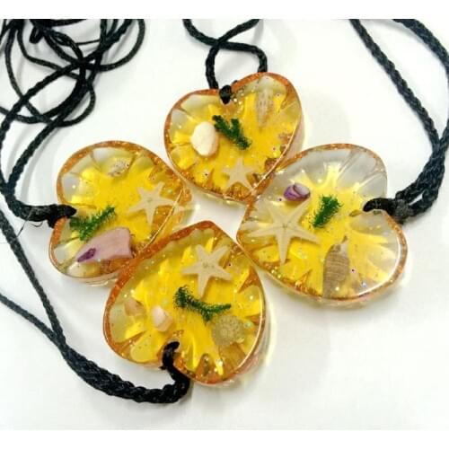 FREE SHIPPING 15 pcs yellow lovely heart starfish charming jewelry