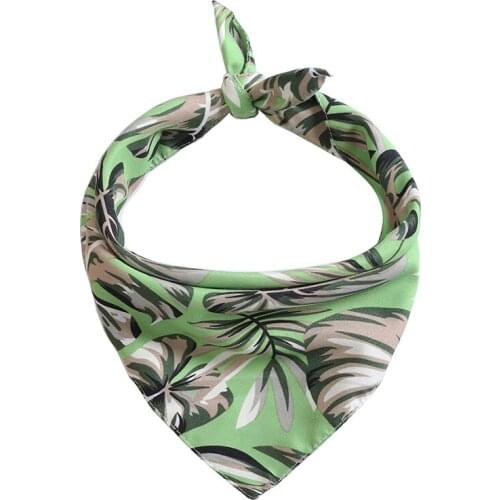 Dog Bandanas Puppy Cat Dog Bandana Bibs Large Dog Scarf Cotton Hawaii Beach Leaf Dog Accessories for Summer Pet Supplies #4