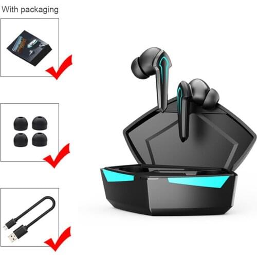 New Design P30 Gaming Headset HIFI Stereo Noise Cancelling Gaming Earbuds 45ms Low Delay Bluetooth V5.1 Earphones With Mic