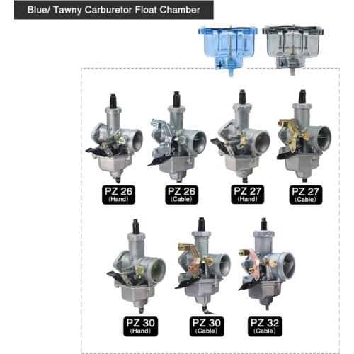 PZ Motorcycle Carburetor Bottom Float Bowl Comp Chamber Transparent Oil Cup for PWK I/II/III PWK IV/KSR EVO PZ26/27/30/32 Carbs