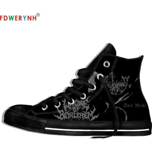 Men Walking Shoes High Top Canvas Shoes Bethlehem Band Most Influential Metal Bands Of All Time Lightweight Shoes For Women Men