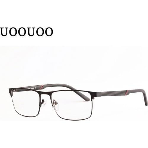 Men Optical Eyewear Customized Prescription Glasses Quality Full Rimmed Stainless Steel Eyeglasses Presbyopia Myopia Glasses