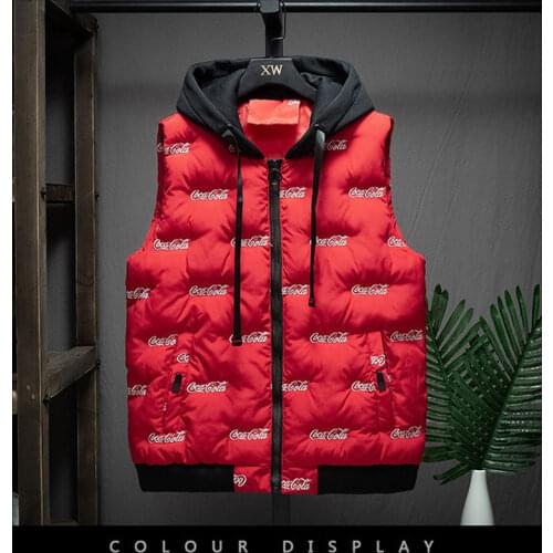 Mens Vests 2021 New Autumn Winter Coat Casual Clothings Short Cotton Jacket 5XL Size