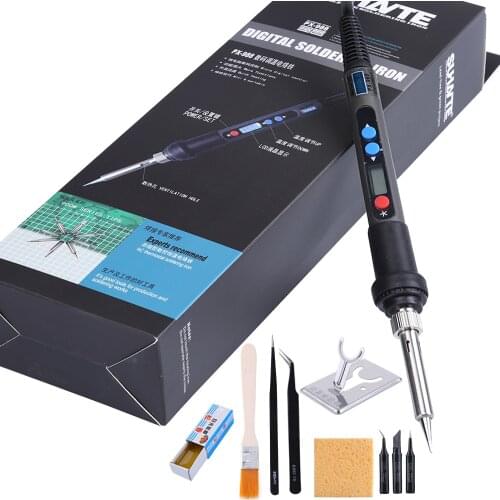 90W 220V Digital LCD Electric Soldering Iron Kit Adjustable Temperature Soldeerbout Welding Soldering Tools With Solder Tip