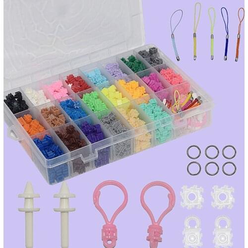 Pack of 1000 Kids Building Blocks Link Educational Puzzle Builder Toy Game