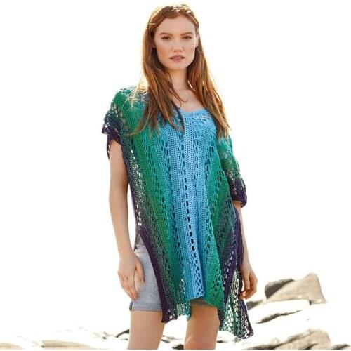 Women Sexy Bikini Cover-ups Polyester Chiffon Embroidered Oversized Loose Dress Casual Summer Swimsuit Blouse Beach Dress 2021
