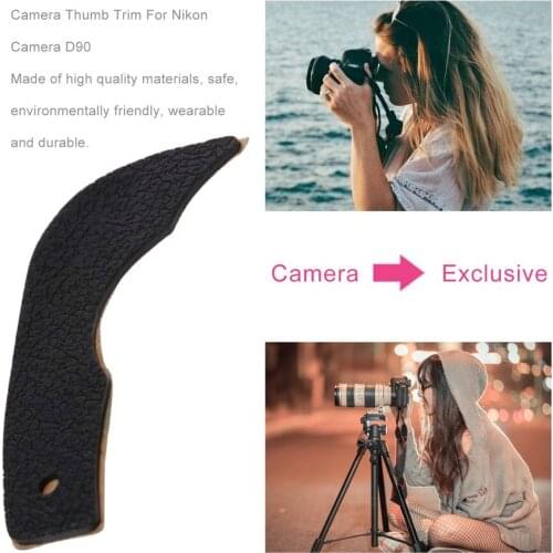 2021 HOT Total New Back Thumb Grip Rubber Cover Part for Nikon D90 DSLR+Tape Camera Repair Part Replacement Unit