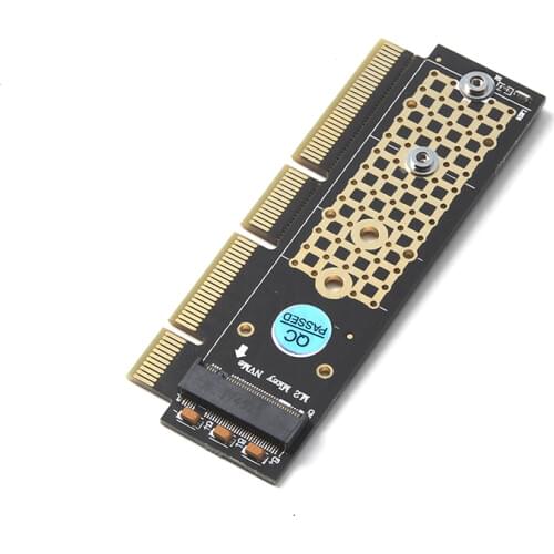 New PCI-E NGFF M.2 NVMe SSD to PCI-E 3.0 16x M Key Port Adapter HDD Extender Expansion Card Connector Converter Board Riser Card