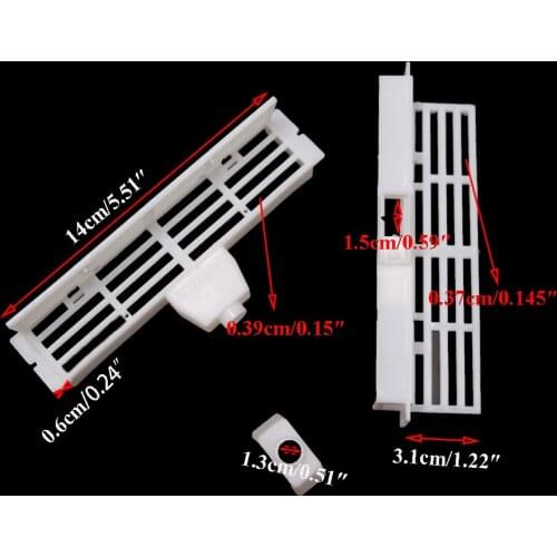 100PCS Plastic Beehive Spacer Frame Anti Escape Fly Run Bees Tools Door Gate Two Levels Beekeeping Tool Apiculture Wholesale