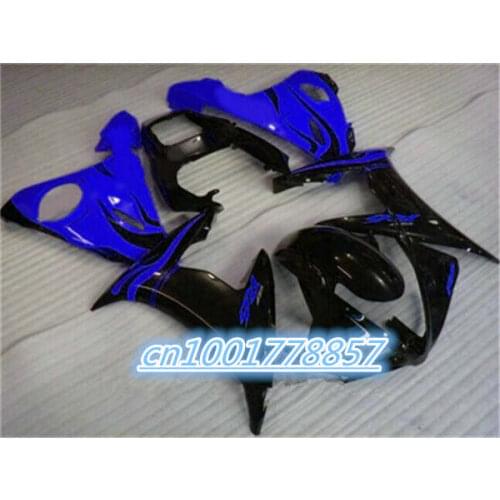 Bodywork plastic fairing kit for R6 2003 2004 2005 blue black fairings set YZF R6 03 04 05 green orange red yellow gold grey