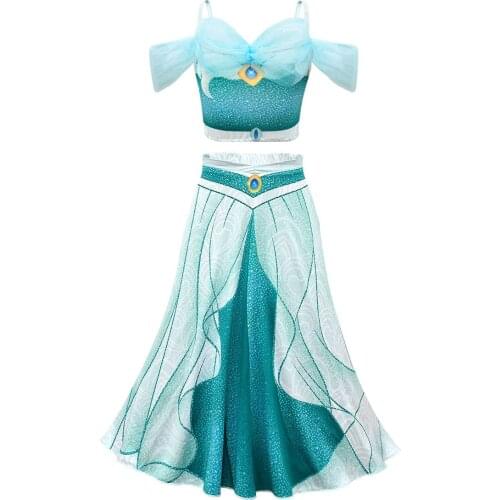 Girl Cosplay Princess Dresses Kids Party Birthday Frocks Summer Christmas Halloween Dress Cartoon Clothing Teen Toddler Costumes