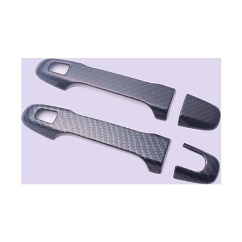 Fit For Toyota C-HR CHR 2017 2018 Door Handle bowl cover ABS carbon fibre outside handle cover for CHR Exterior CAR Styling 4pcs