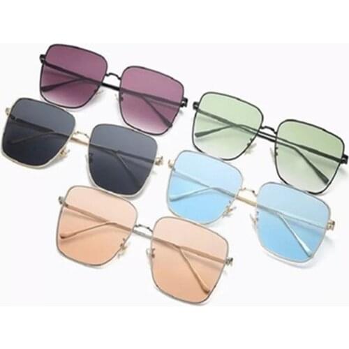 Metal Frame Fashion Multipurpose Women Mens Large Oversized Sunglasses Driving Travel Street Anti-glare Eyegalsses Summer