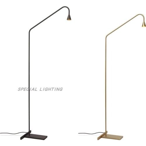 Modern minimalist art floor lamp Nordic designer guest house model room bedroom study floor lamp