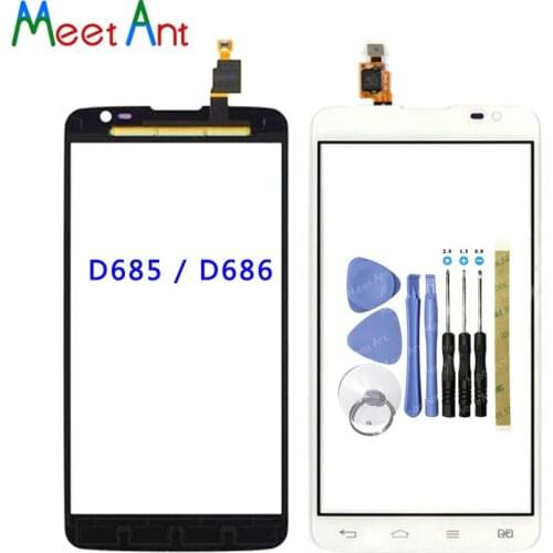 Replacement high Quality 5.5" For LG G Pro Lite D680 D682 and D685 D686 Touch Screen Digitizer Sensor Outer Glass Lens Panel