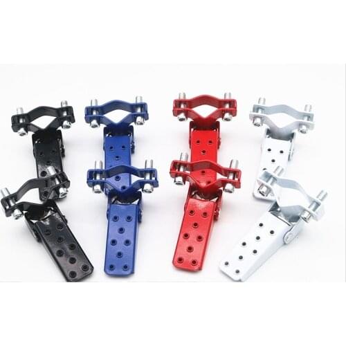 1 Pair Motorcycle Rear Passenger Foot Peg Pedal Footrest CG Retro Folding FootPegs Universal For Yamaha Honda Suzuki Kawasaki