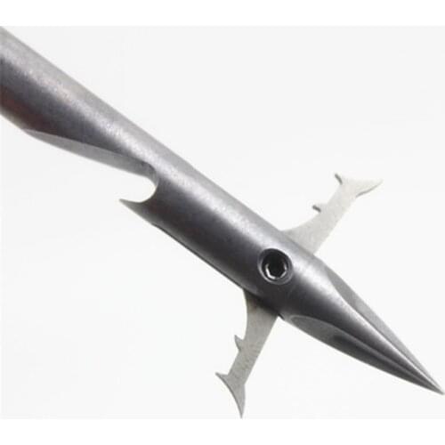 1pcs Shooting Fish Dart Willow Leaf Dart Three-Sided Flying Shark Dart 440 Stainless Steel Slingshot Fishing tools