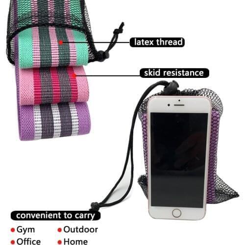 3pcs yoga pulling rope Hip Circle Loop Resistance Band Workout Exercise for Legs Thigh Glute Butt Squat Bands resistance bands