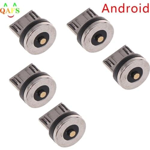 5pcs mobile phone charger magnetic data cable head charging cable adapter