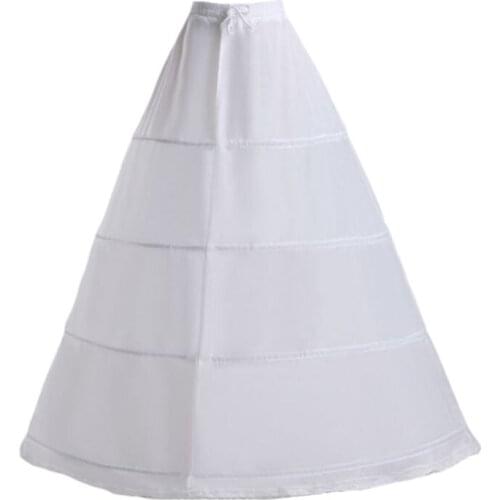 83XC Bride Wedding Dress Hoops Skirt Support Lady Girls Party Prom Ball Dress Inner Substrate Petticoat Long Underskirt
