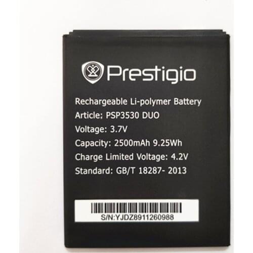 High Quality PSP3530 DUO Battery For Prestigio Muze D3 PSP3530 Duo E3 PSP3531 DUO Muze A7 PSP7530DUO Smart cell Phone 2500mAh