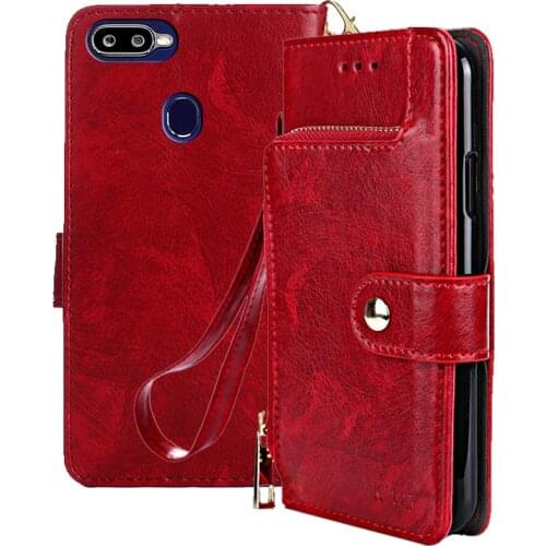 For Oppo F9 case OPPO F9 Pro case cover wallet Luxury Leather & Silicone back skin pouch For OPPO A7x cover Holder Stand fundas