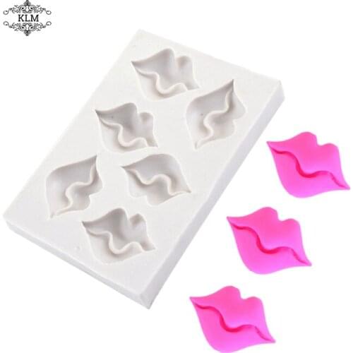 D053 Sexy Lips Silicone Mold Cake DecorationTtool Kitchen Baking Accessories Epoxy Resin Craft Model