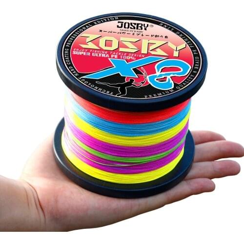 Braided Fishing Line Multifilament PE Line Carp 8Strands 10-88LB 500M Cord Multicolor Super Extreme Strong Sea Weave Carp Fishin