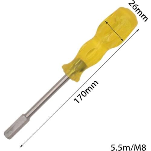 G5.5/M8 Double-purpose With Magnetic Screwdriver for Washing Machine Cutting Tools and Mechanical Equipment