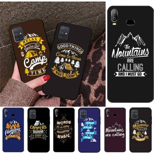 HPCHCJHM vintage camping my hotel Phone Case For Samsung A10 A20 A30 A40 A50 A70 A80 A71 A91 A51 A6 A8 2018