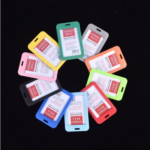 Business Credential ID Card Holder with Lanyard for School Office Employees Name Photo Pass Badge Protecror Wholesale Stationery