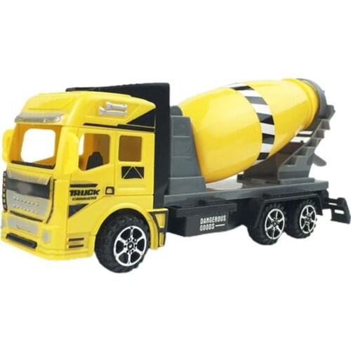 Engineering Vehicle Models Simulate Simple Operation Plastic Fire Truck Pull Back Car Model Children Adults Toys
