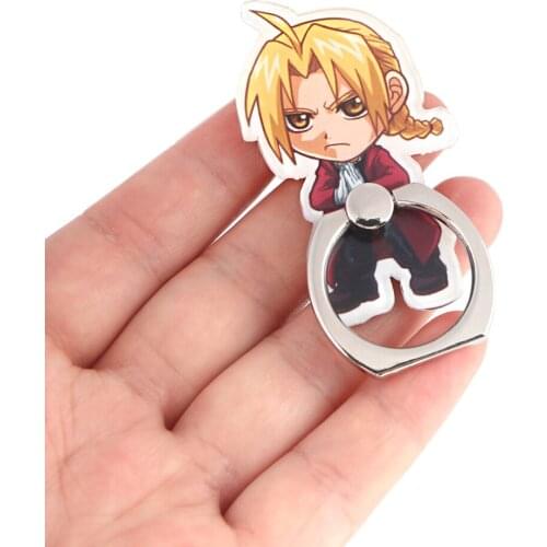 JY297 Anime Finger Ring Mobile Phone Smartphone Stand Holder cell Smart Round Phone Ring holder Heart Car Mount Stand