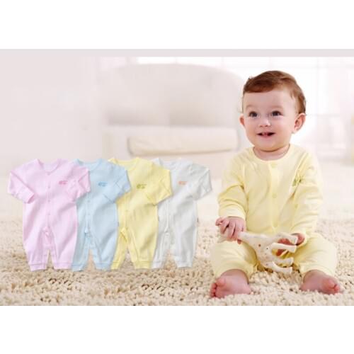 Bornbay Newborn Baby Clothes 100% Cotton Baby Rompers For Baby Boy Girl Long Sleeve Pajamas Romper Infant Jumpsuit Clothing
