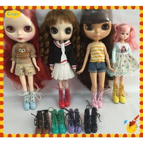 Doll shoes ,boots (suitable for blyth,pullip,1/6 doll) 8 color