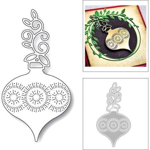 2020 New Perfume Bottle Pendant Embossing Metal Cutting Dies For DIY Decoration Album Greeting Card Scrapbooking Making No Stamp