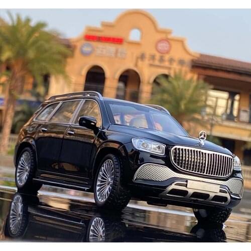 1/24 Benz Gls600 Off Road Vehicle Collections Alloy Car Model Children Boy Birthday Gift Toys CarDecorations For Home With Box