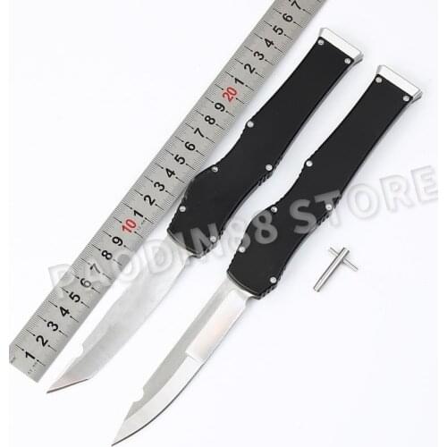 Glory VI Drop Hellhound Elmax Blade Knife Single Action Tactical Folding Fixed Blade Knife with Sheath EDC Survival Tool