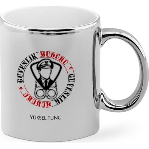 Personalized Professional Security Manager Chrome Mug Cup-1