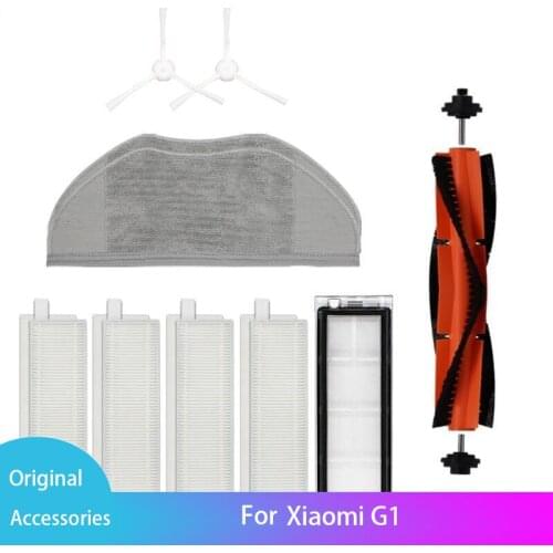 Suitable Accessories For Xiaomi Mijia G1 vacuum cleaner robot side brush,mop rag,cotton Filter,Filter frame,Roller brush