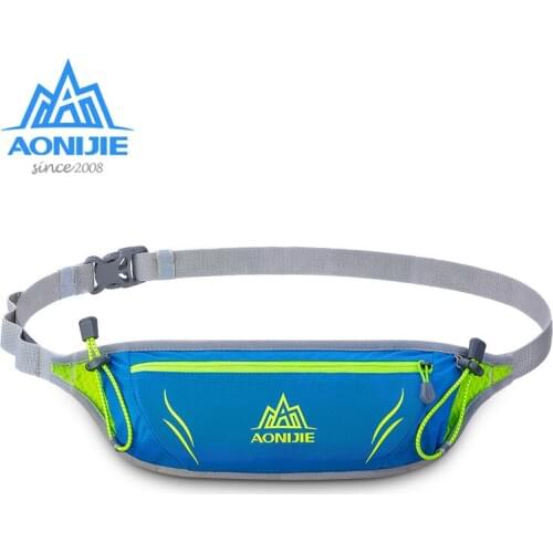 AONIJIE Men Women Running Waist Bag Outdoor Sports Hydration Bag with 250ML Water Bottle Jogging Hiking Cycling Marathon Belt