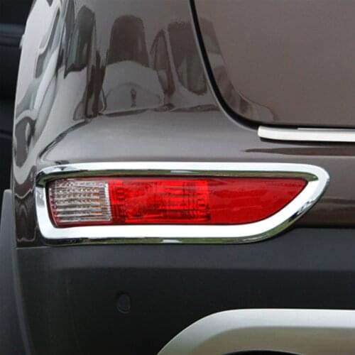 1Pair Durable Rear Fog Light Lamp Cover Trim Frame for Kia Sportage KX5 QL 2015 2016 2017 2018 Car Accessories