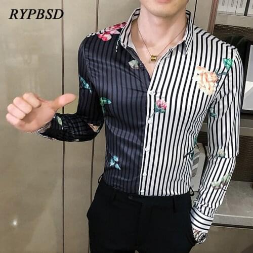 Мужские полосатые рубашки RYPBSD China At AliExpress