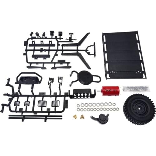 Simulation Details Decoration with 20T 390 Brushed Motor for MN86 MN86K 1/12 RC Crawler Car Upgrade Parts