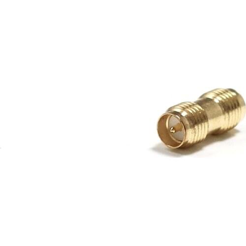 1PC SMA female switch Reverse RP SMA female jack RF coax adapter coupler straight goldplated