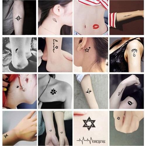 10ml Black Temporary Tattoo Ink Kit Body Art Painting Tools Natural Long Lasting NN