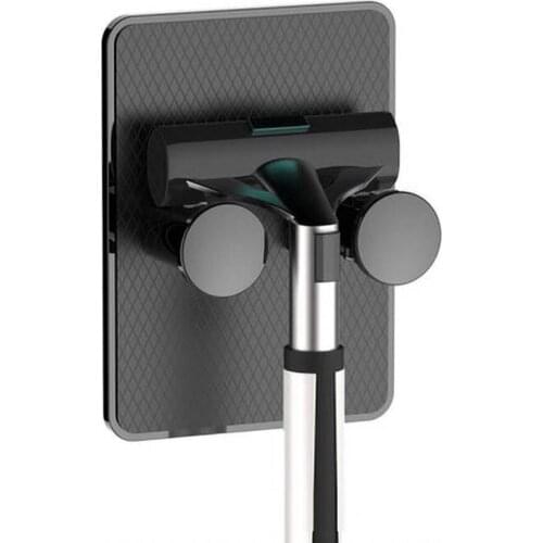 2pcs Home Cosmetic Brush Rack Toilet Punch-Free Manual Razor Holder Power Plug Wall Rack Key Hook Holder Bathroom Accessories