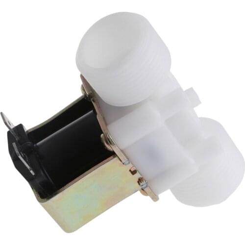 3/4" Plastic Solenoid Valve 12V 24V 220V PP N/C Magnetic Washing Machine Dispenser Water Pneumatic Pressure Controller Switch